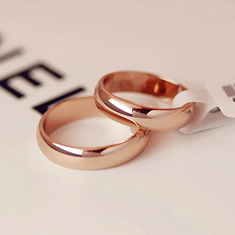 Luxury 14K Rose Ring Gold For Women Engagement Jewelry