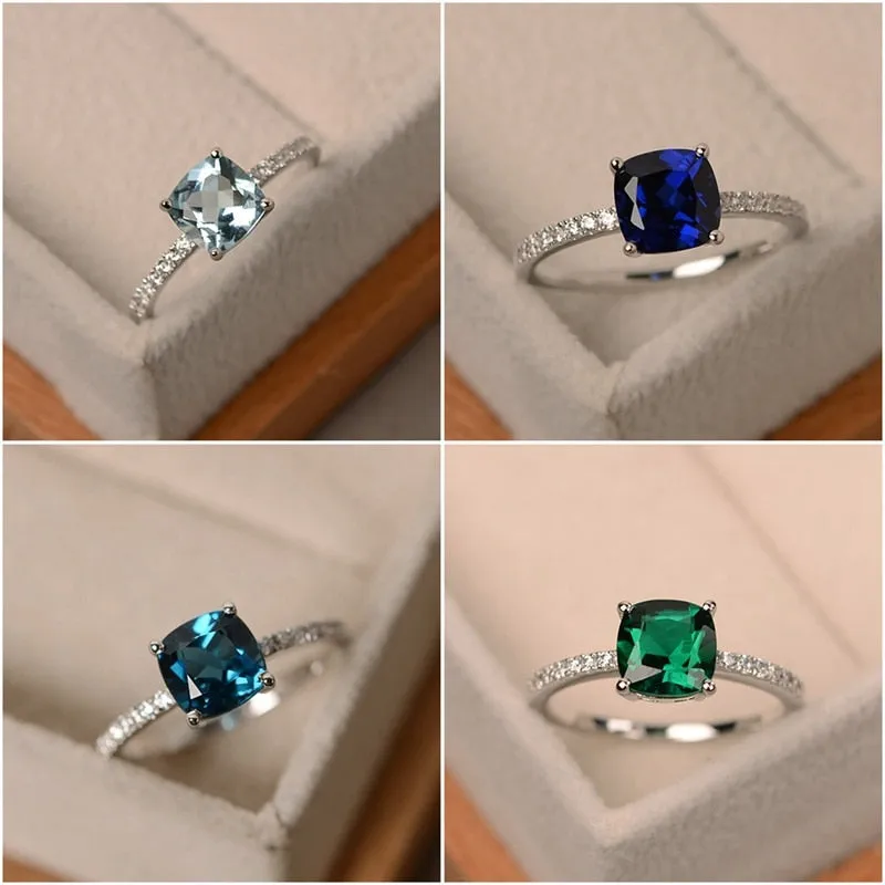 Luxury Crystal Stone Rings