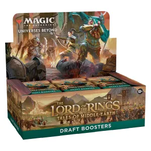 Magic: The Gathering The Lord of the Rings: Tales of Middle-earth Draft Booster Box - 36 Packs   1 Box Topper Card