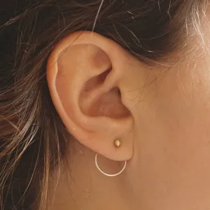 Make A Statement! Chic and Well-Designed Ball Jacket Threader Earrings - 0225