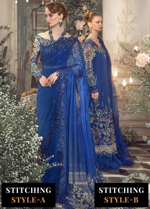 Maria B Mbroidered Collection '23 | Blue BD-2704