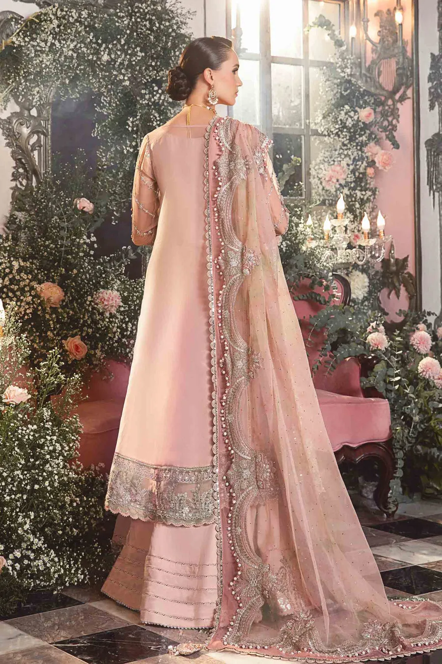 Maria B Mbroidered Collection '23 | Pastel pink BD-2706