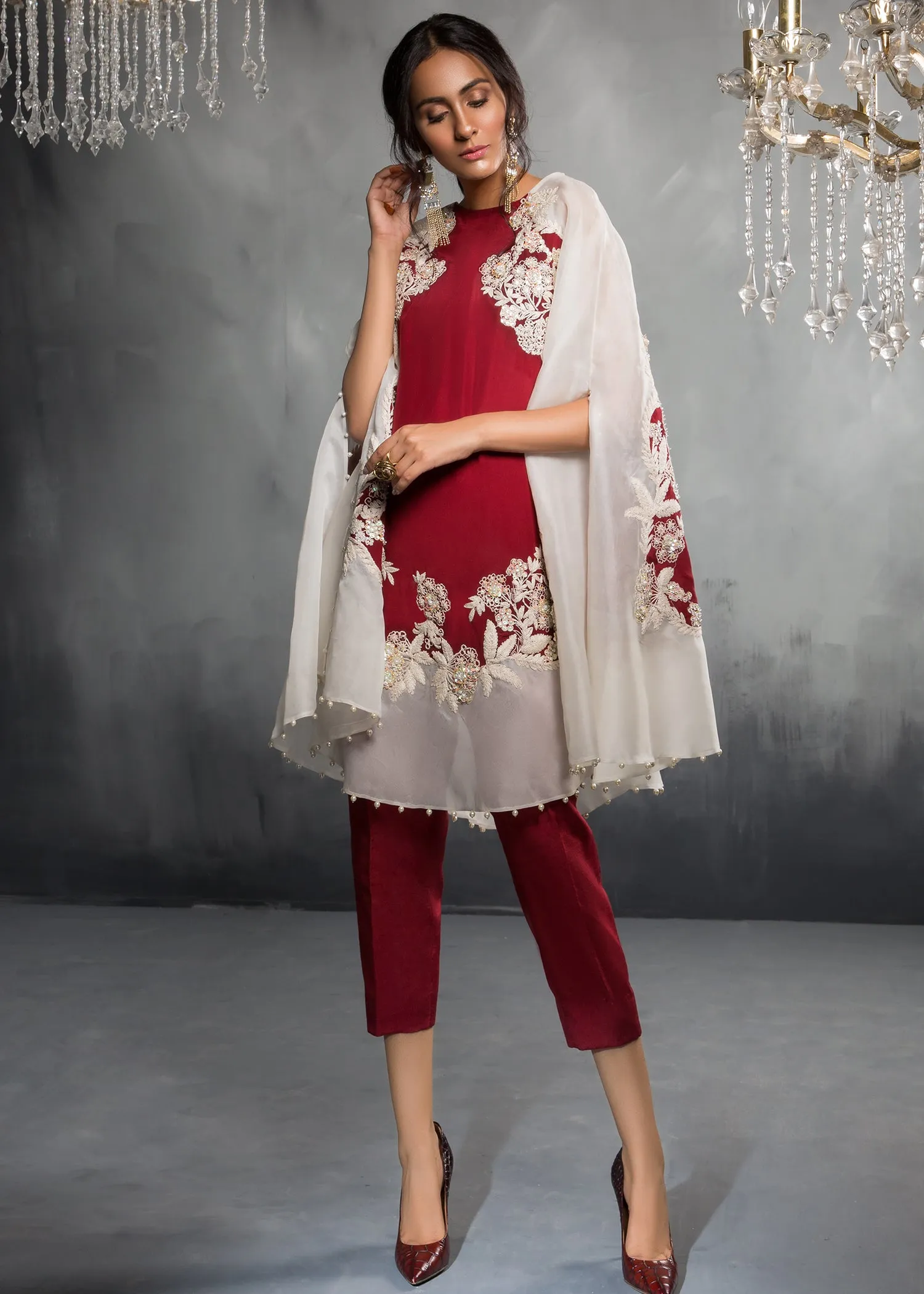 Maroon Cape