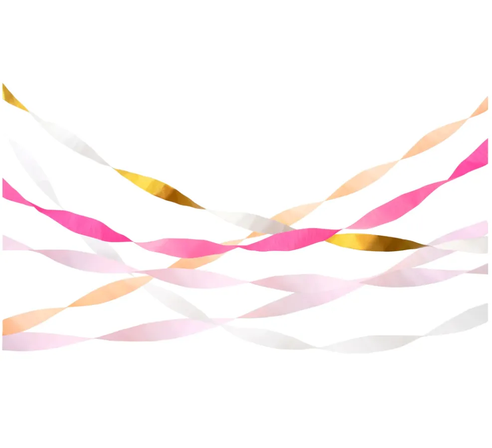 Meri Meri Pink Crepe Paper Streamers