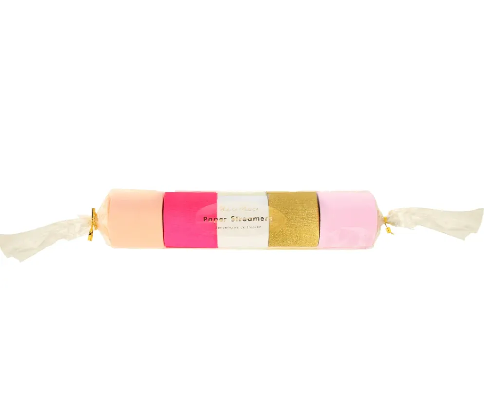 Meri Meri Pink Crepe Paper Streamers