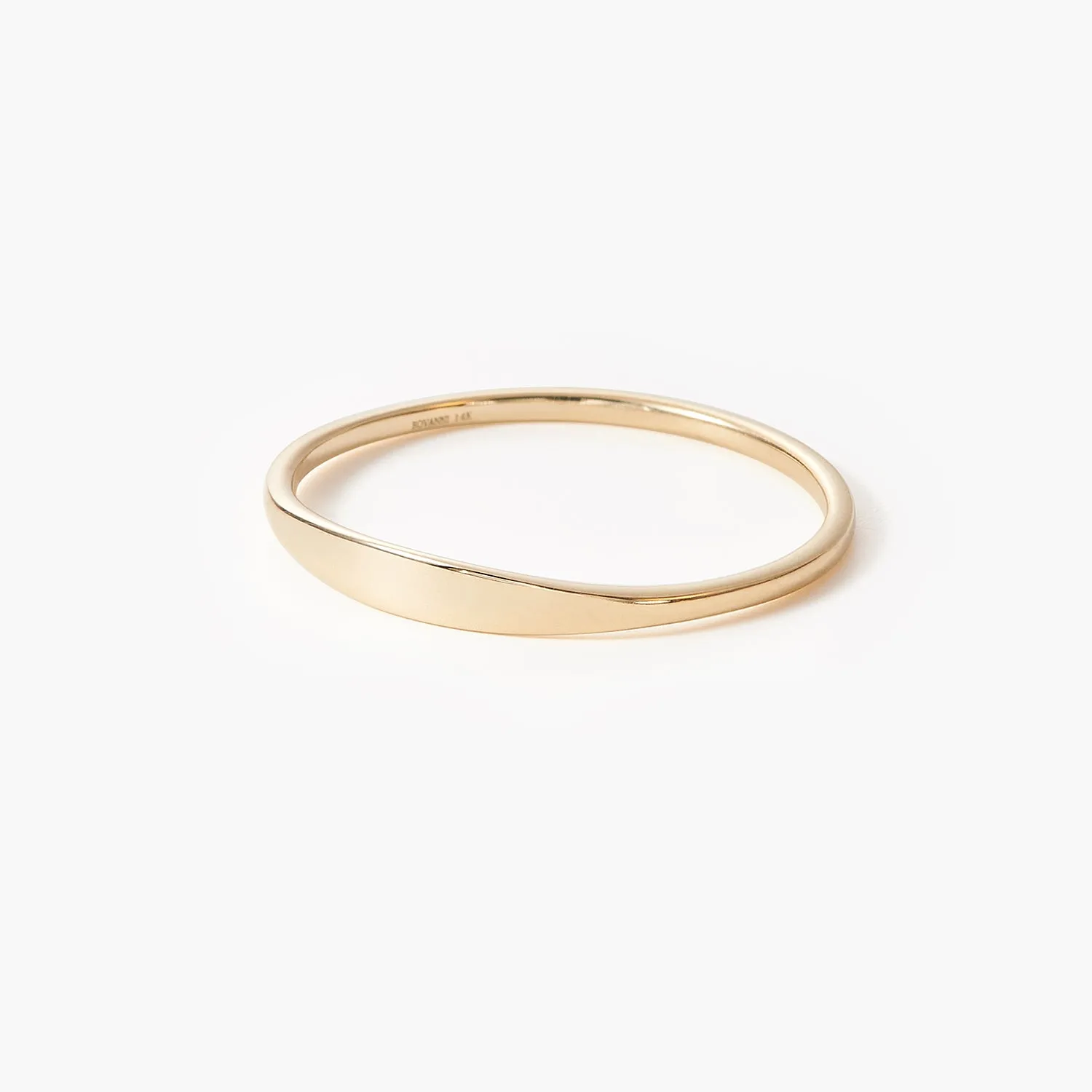 Minimalist Ann Skinny Name Ring