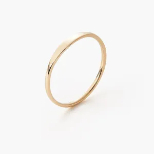Minimalist Ann Skinny Name Ring