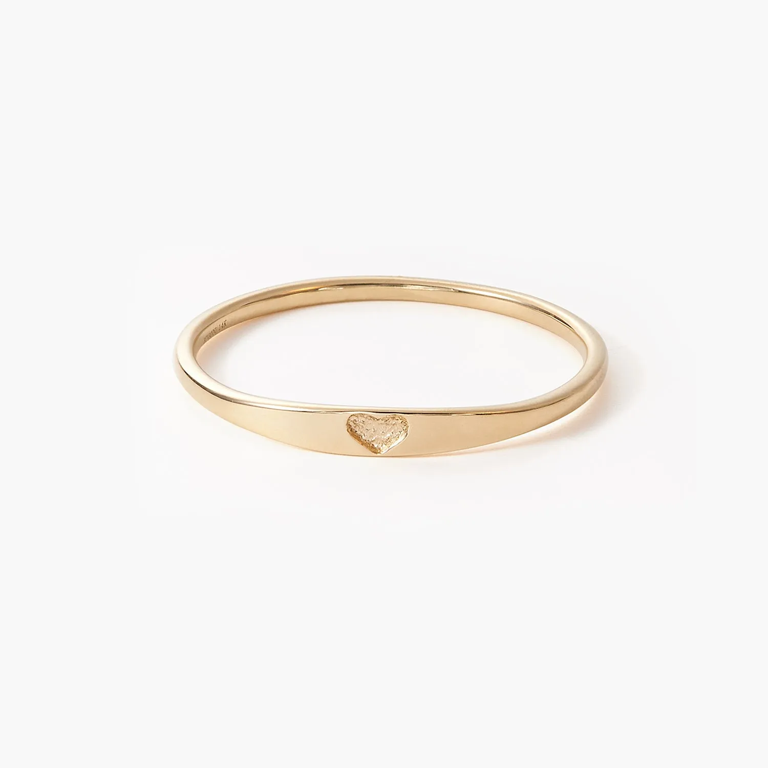 Minimalist Ann Skinny Name Ring
