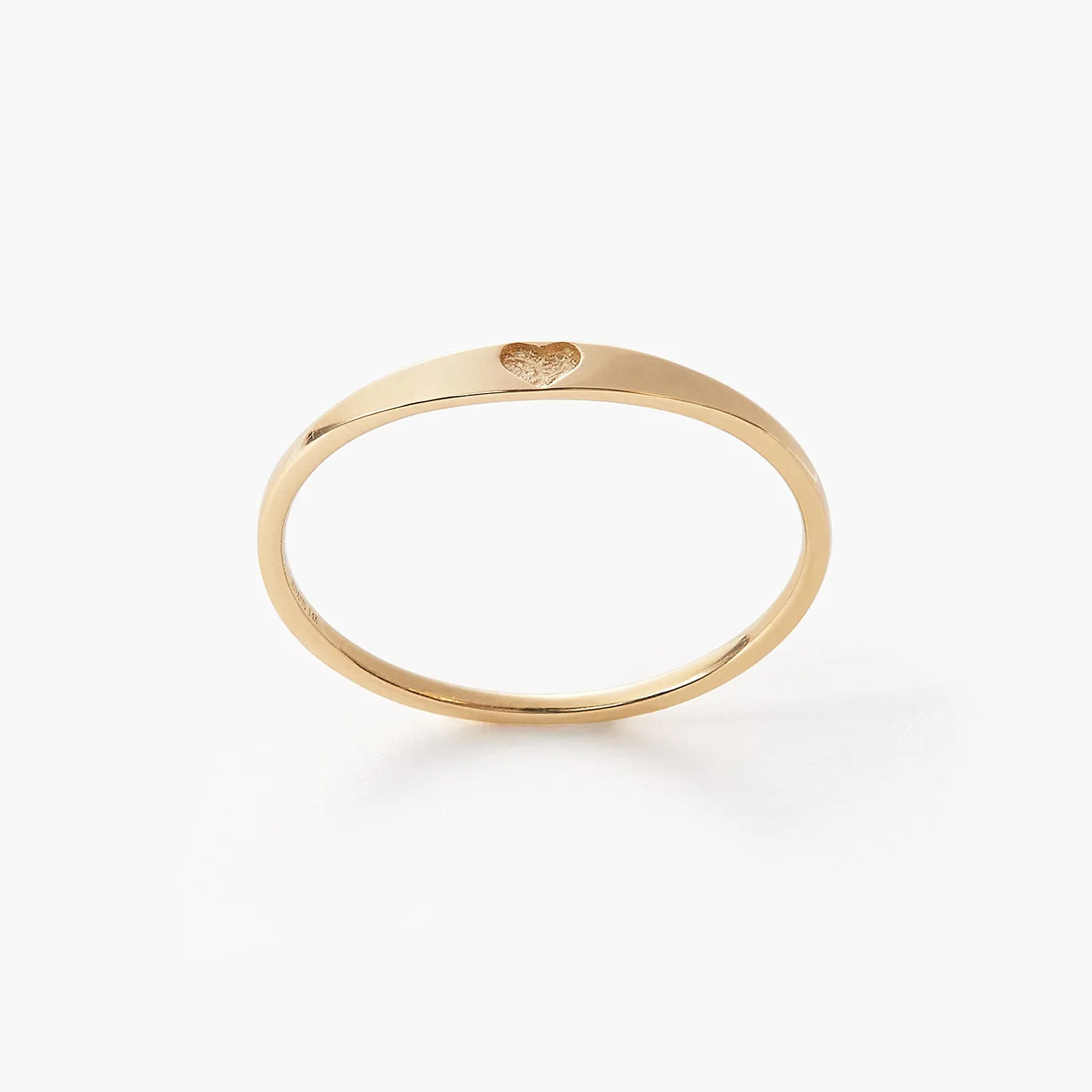 Minimalist Ann Skinny Name Ring