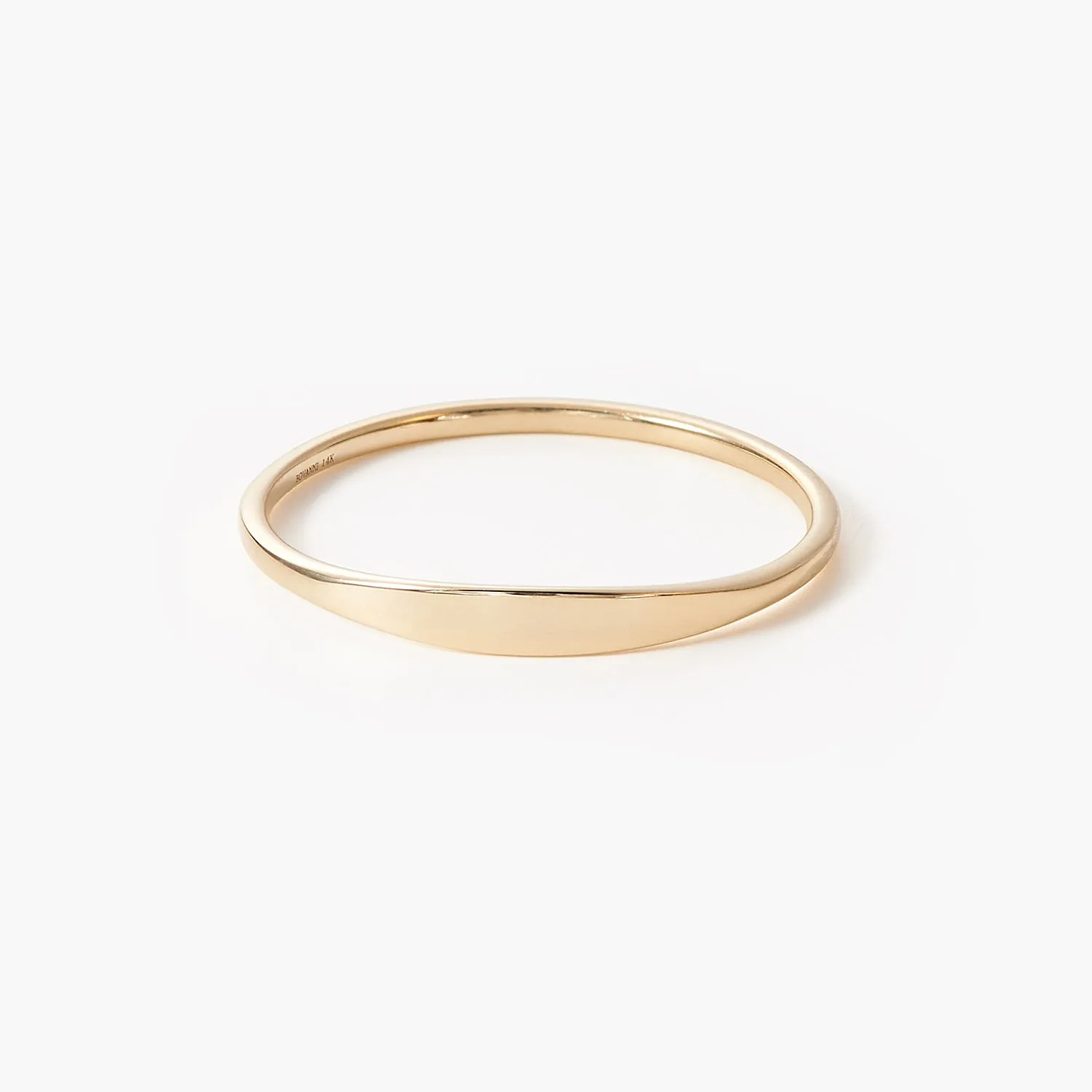 Minimalist Ann Skinny Name Ring
