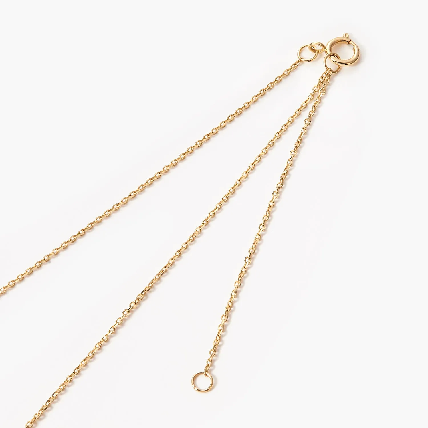 Minimalist Pillar Bar Vertical 14K Solid Gold Necklace