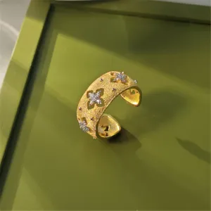 Minimalist Rigato Statement Adjustment Rings
