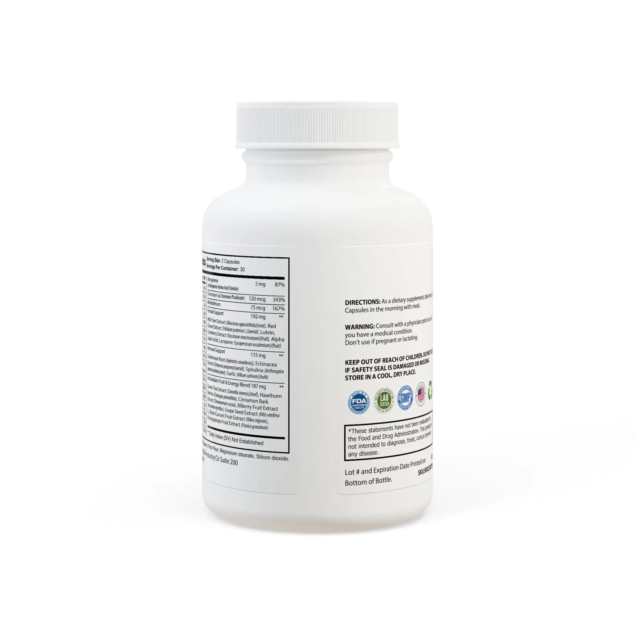Multivitamin for Women Supplement (60 Capsules)