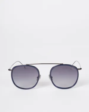 mykonos ace - navy and gunmetal with grey gradient