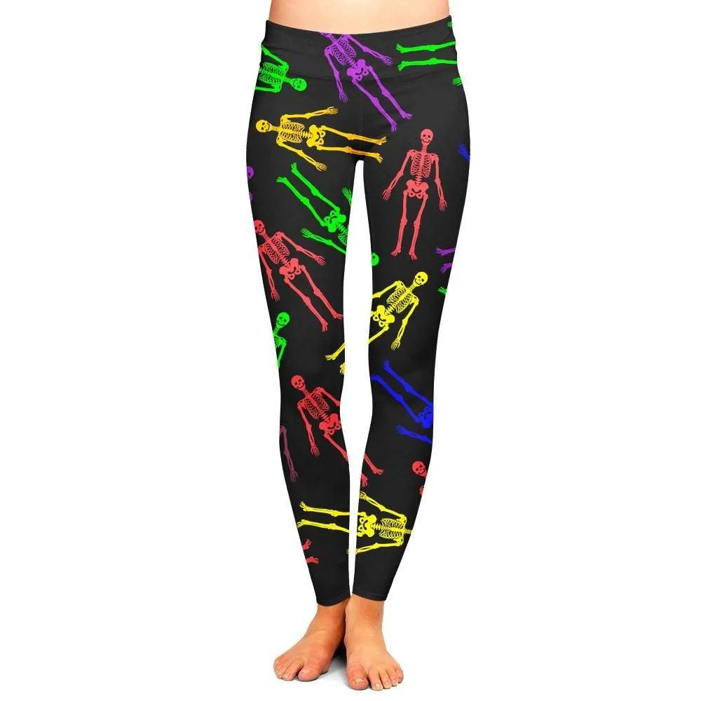 Neon Skeleton Leggings