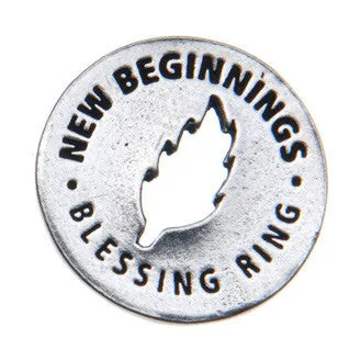 New Beginnings Blessing Ring Charm