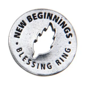 New Beginnings Blessing Ring Charm