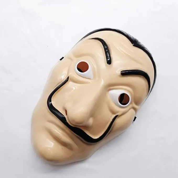 NEW Money Heist Mask Unisex Salvador Dali Mask Costume for Halloween from La Casa De Papel