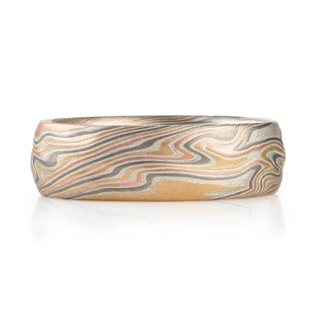 Non Oxidized Firestorm Ring with Kazaru