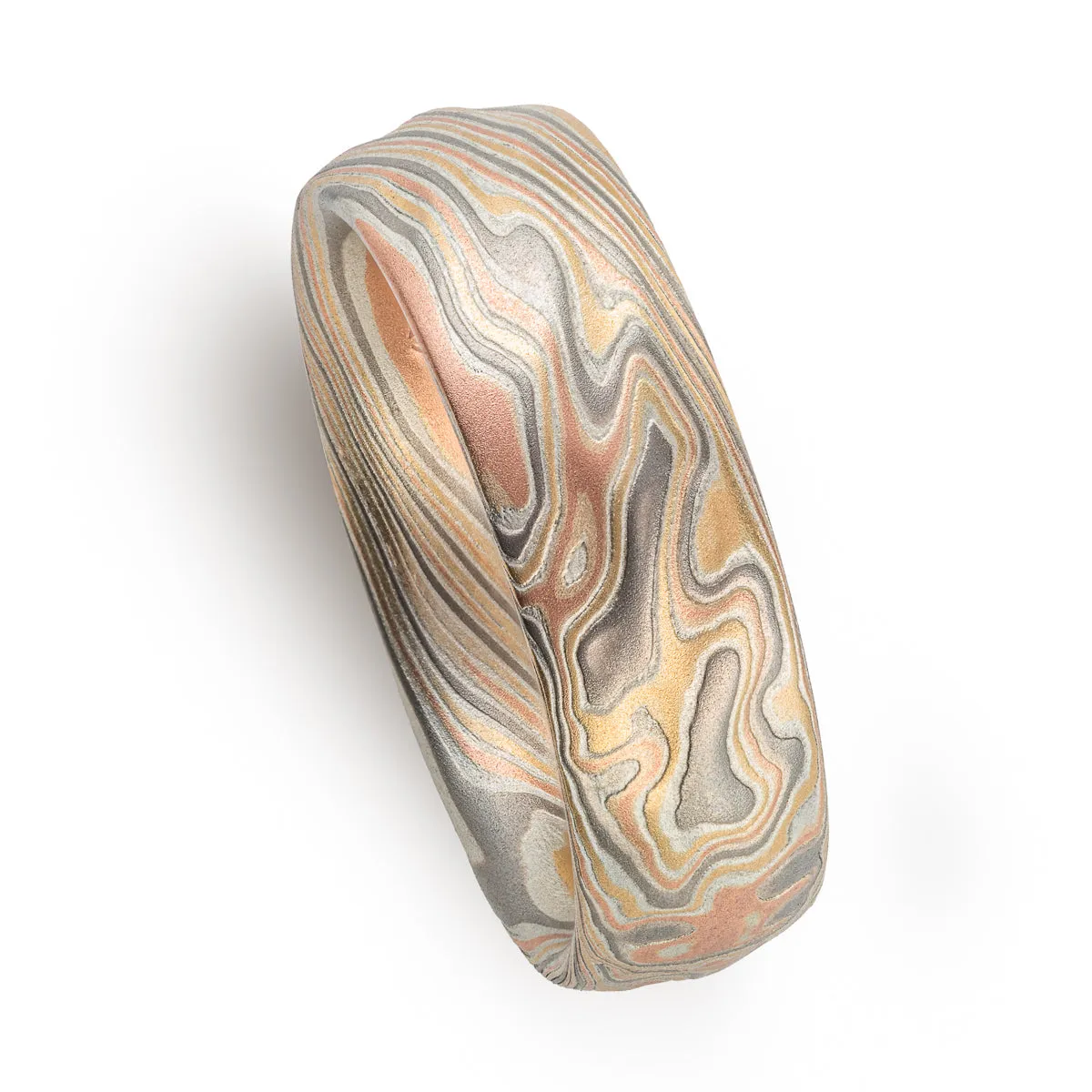 Non Oxidized Firestorm Ring with Kazaru