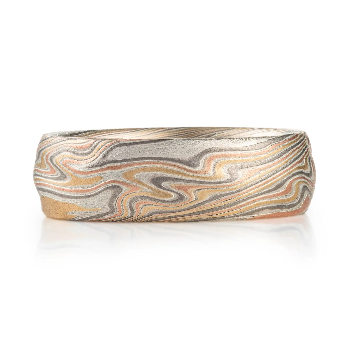 Non Oxidized Firestorm Ring with Kazaru