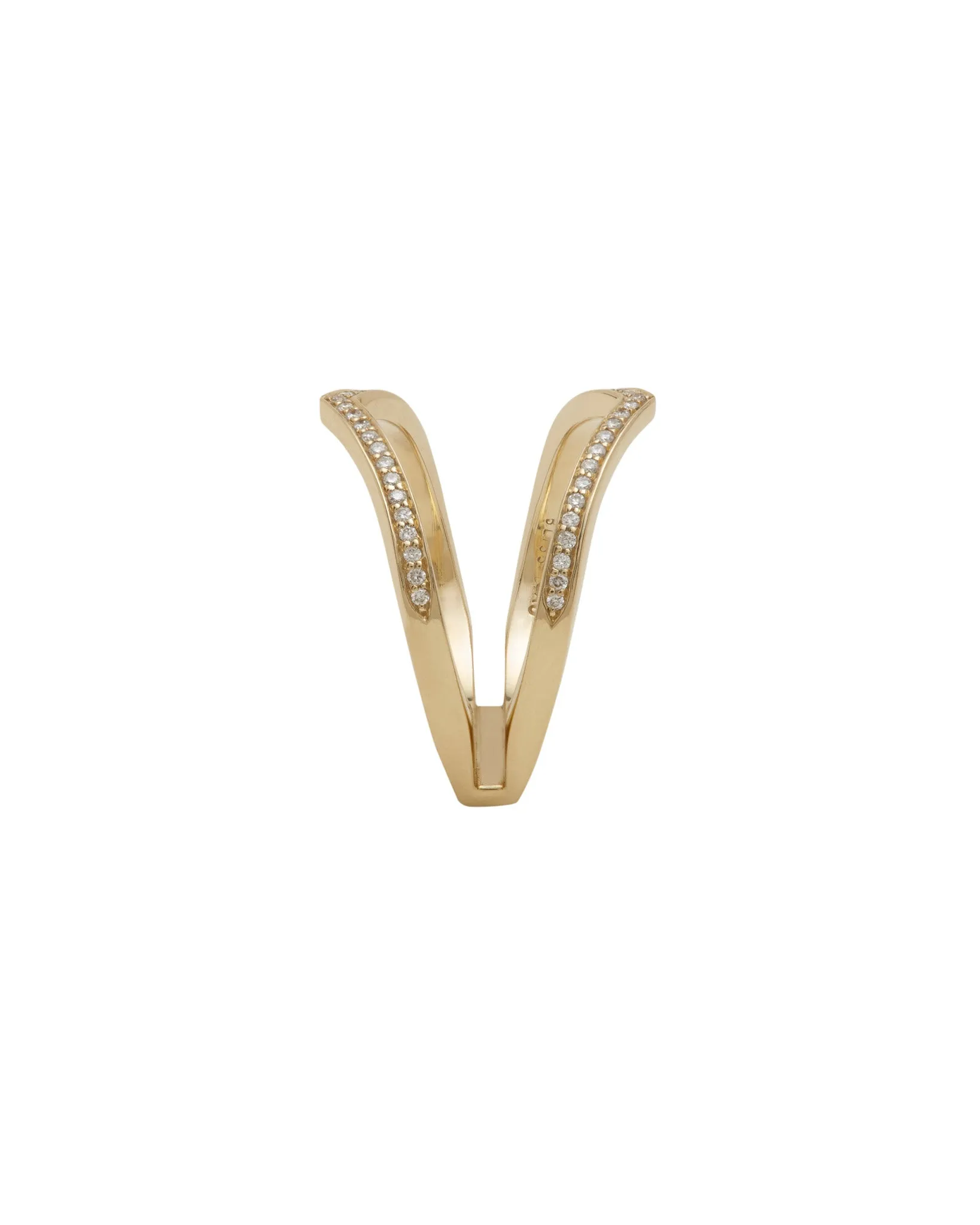 Oblique Pavé Enclose Band