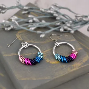 Omnisexual Pride Hoop Earring