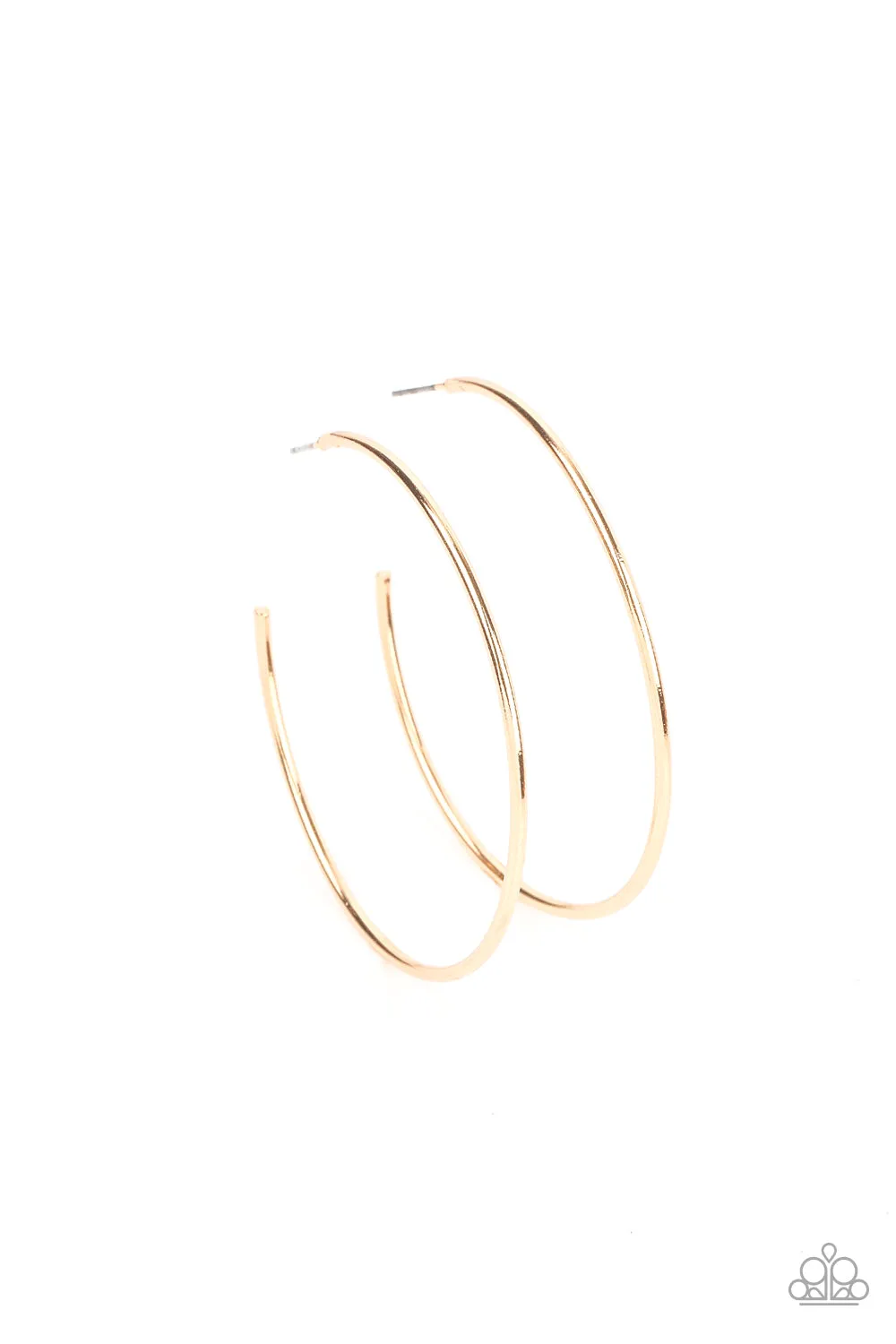 Paparazzi Can I Get a HOOP HOOP - Gold Hoop Earrings