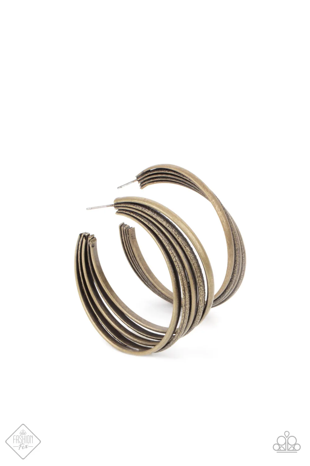 Paparazzi In Sync - Brass Hoops