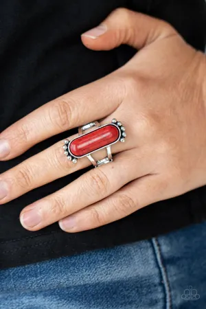Paparazzi Ring ~ Ranch Relic - Red