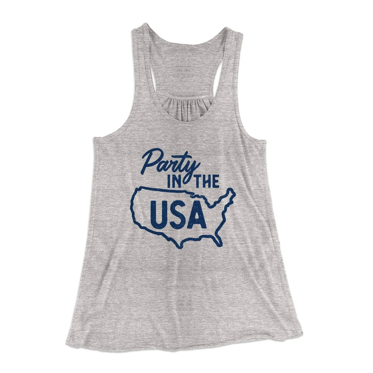 Party in the USA Women's Flowey Tank Top
