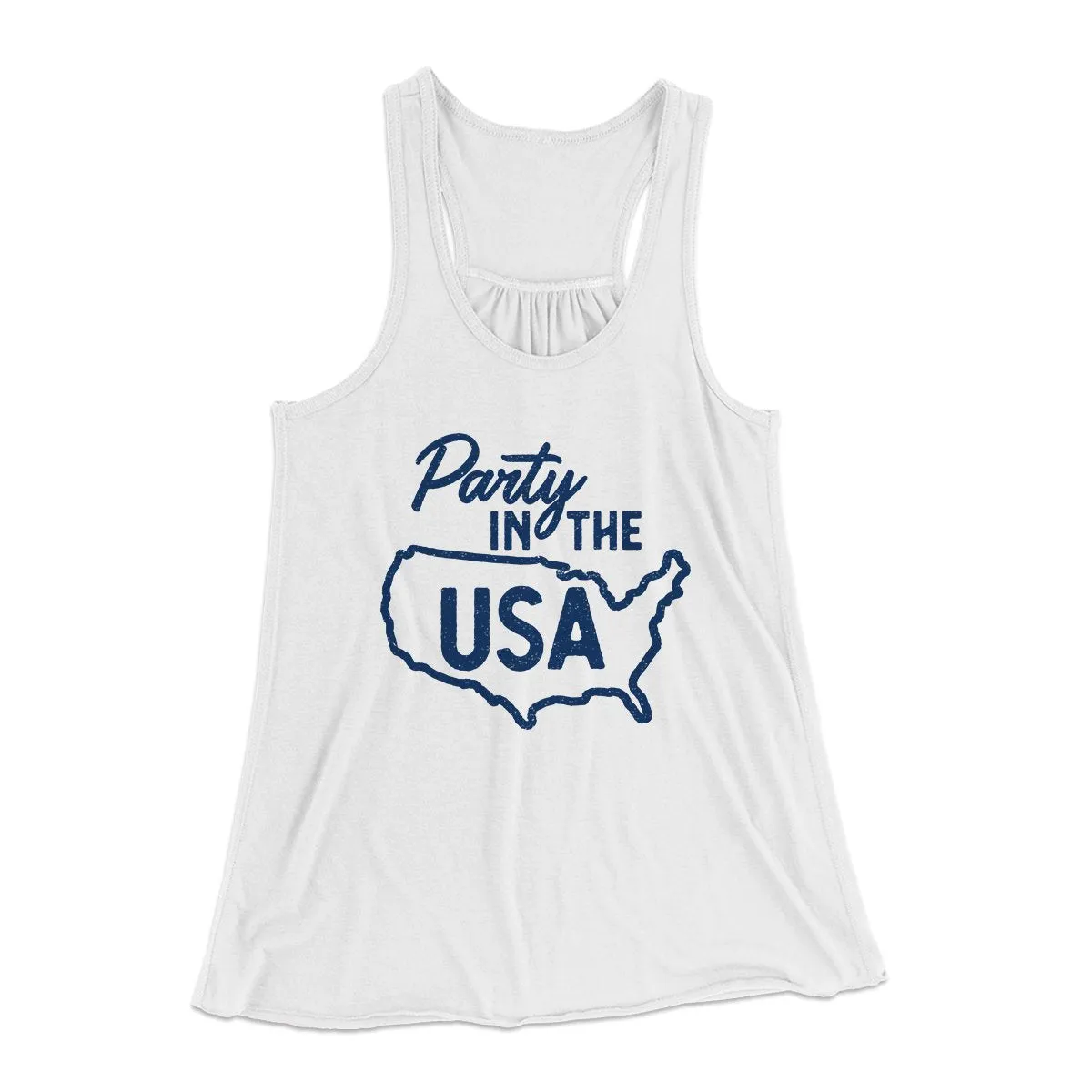 Party in the USA Women's Flowey Tank Top