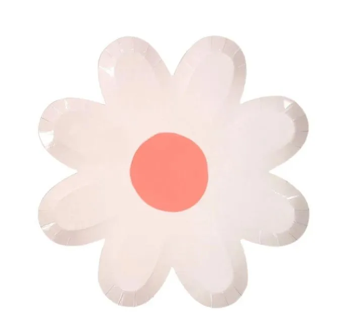 Pastel Daisy Large Plates