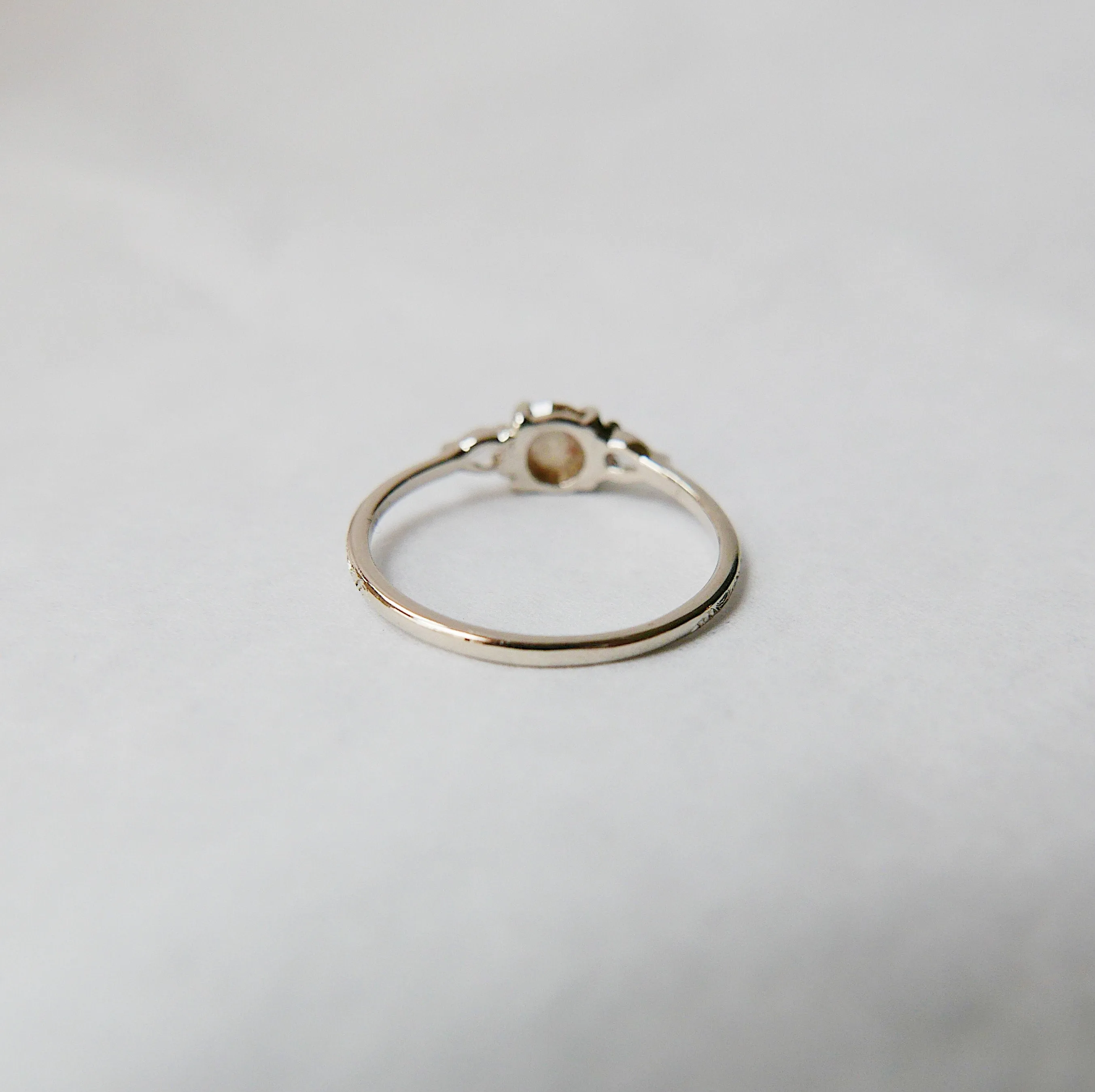 Penelope Copper Rustic Diamond Ring