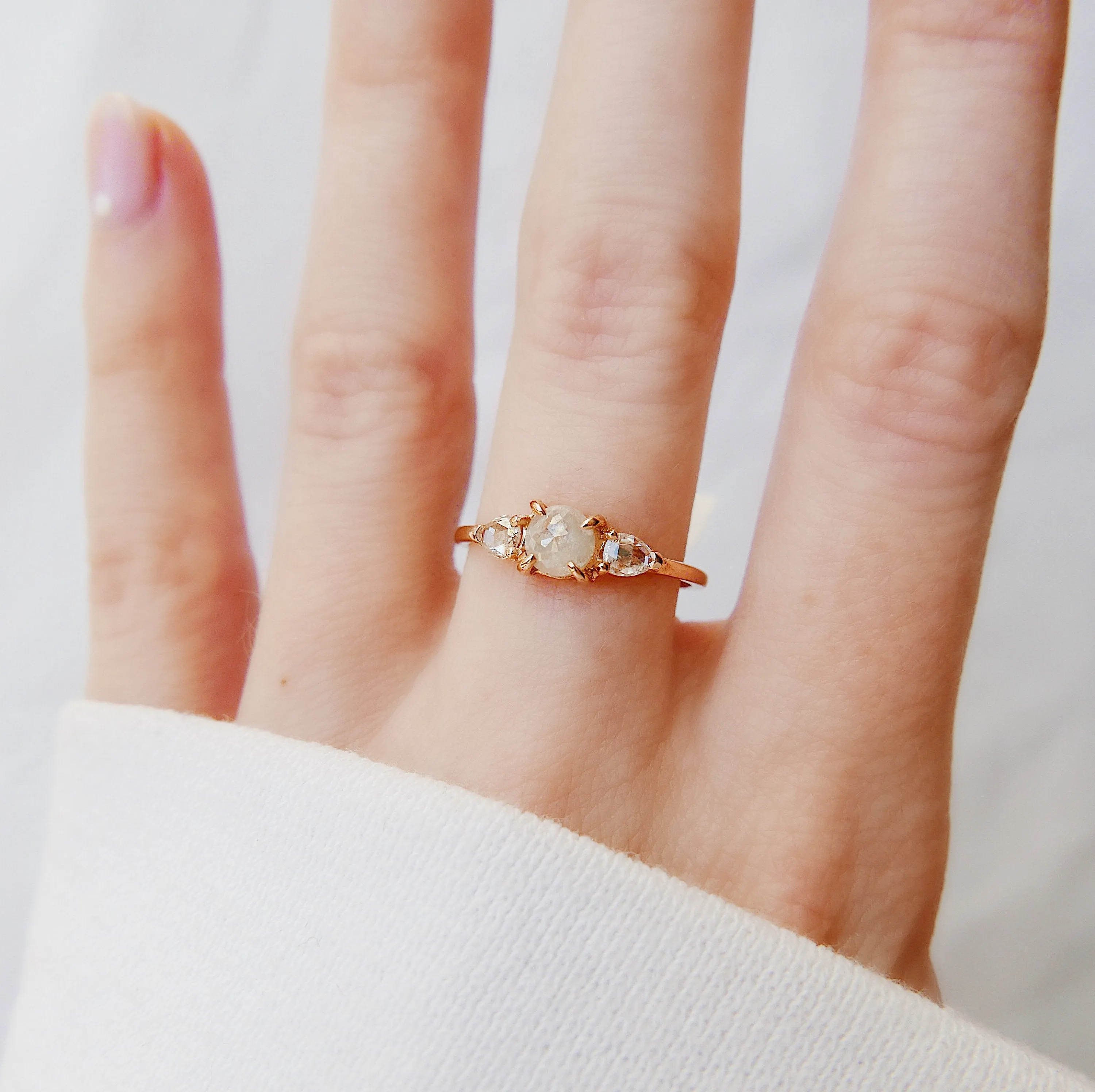 Penelope Rustic Diamond Ring