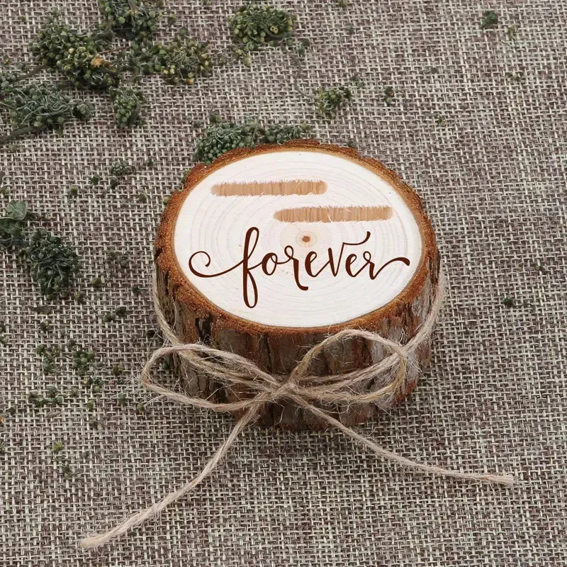 Personalized Wedding Ring Box Rustic Wedding Ring Box Wood Ring Holder Custom Names & Date Proposal Box Engagement Box