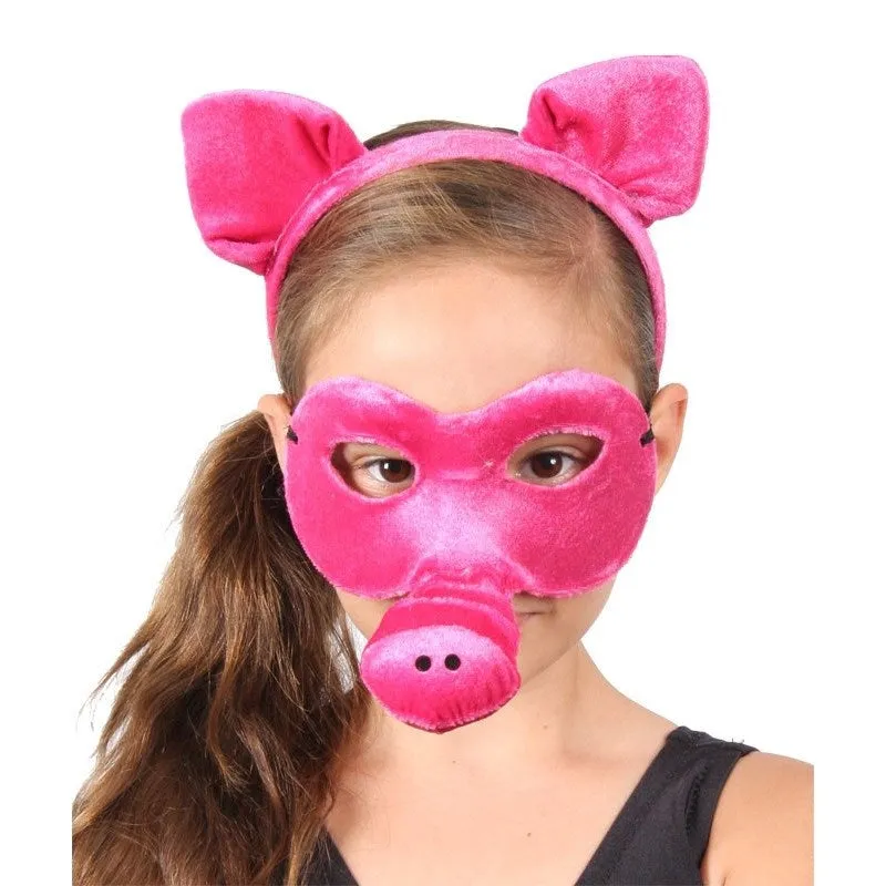 Pig  Headband & Mask Set
