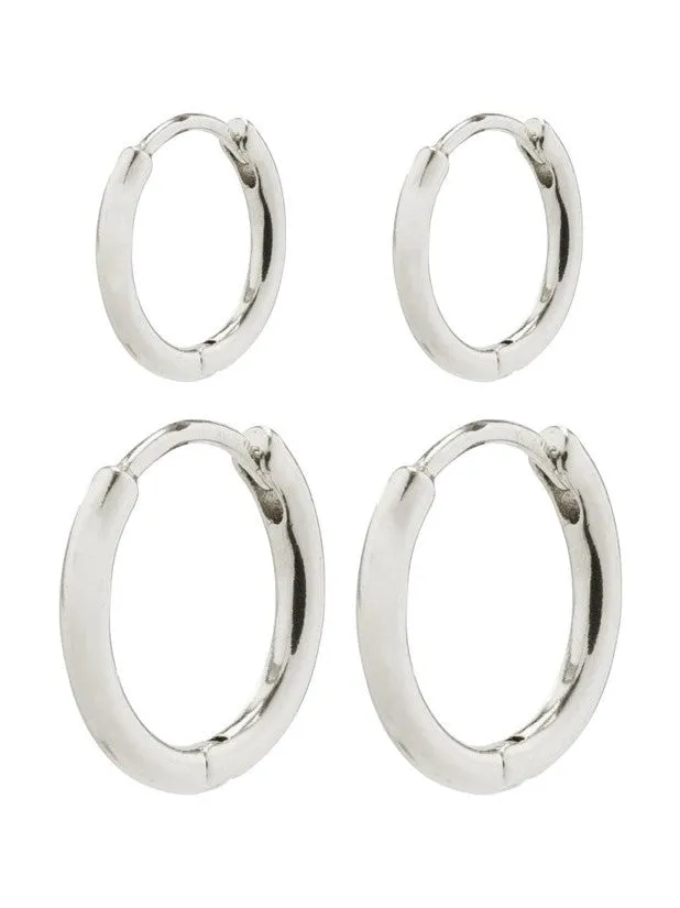 PILGRIM Ariella Huggie Hoop Set