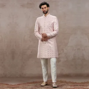 Pinkish Drift Sherwani for Men