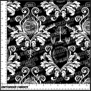*Pre-Order* Rings Damask (Black)