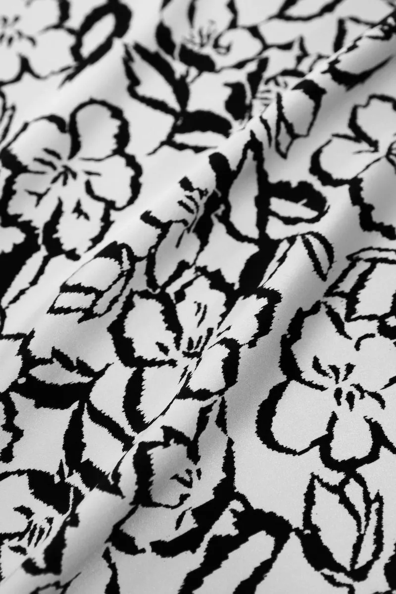 Printed Satin Tassel Boubou Caftan