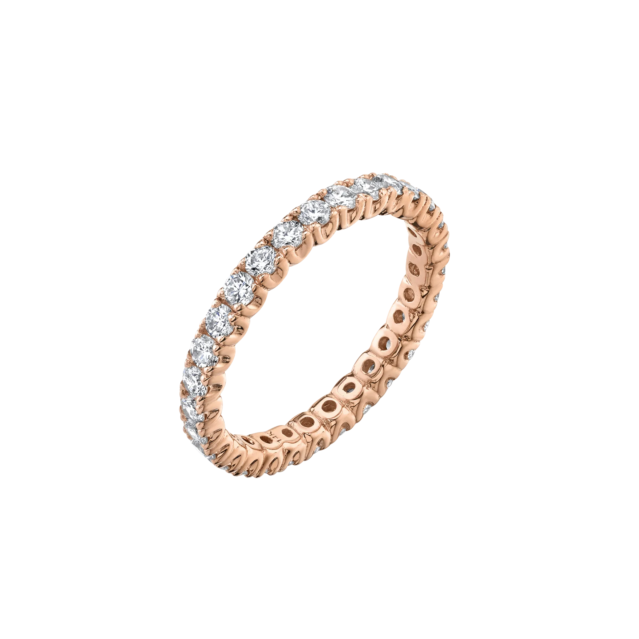 Queen Axis Ring with White Diamonds