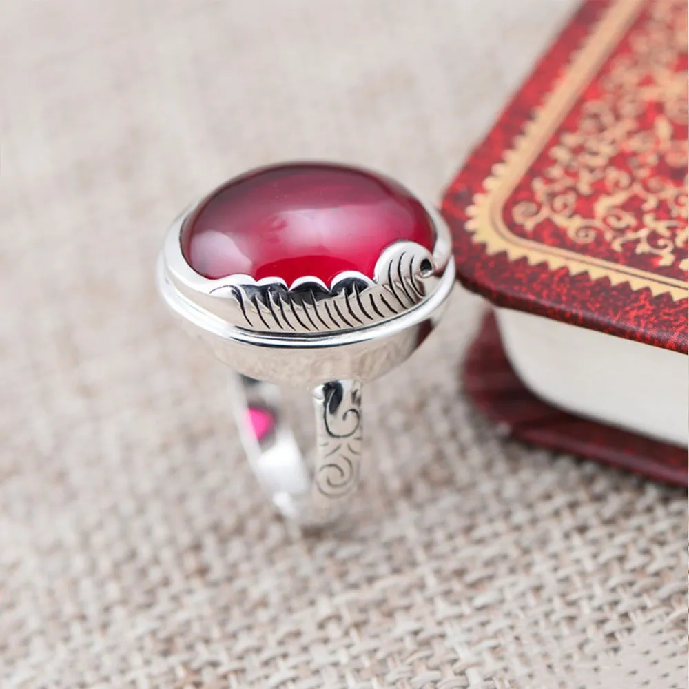 Red Corundum Ring
