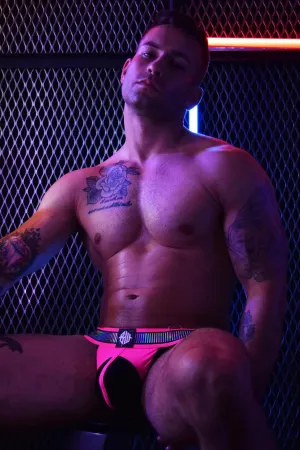 REFLECTOR JOCK - NEON PINK