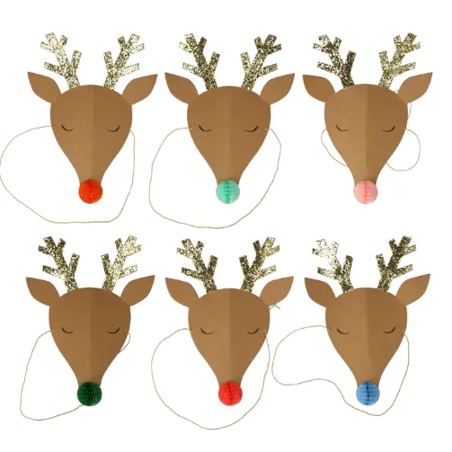 Reindeer Party Hats
