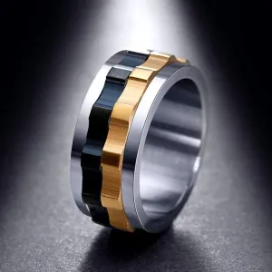 Ring Moveable Gear - Stainless Steel Charming Ring for Men With Unique Design