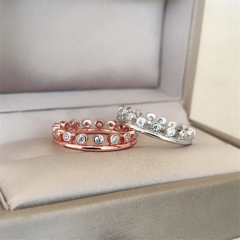 Round Cut Created Diamond Ring