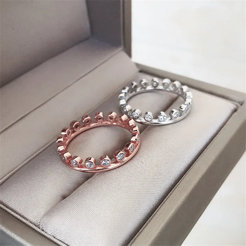 Round Cut Created Diamond Ring