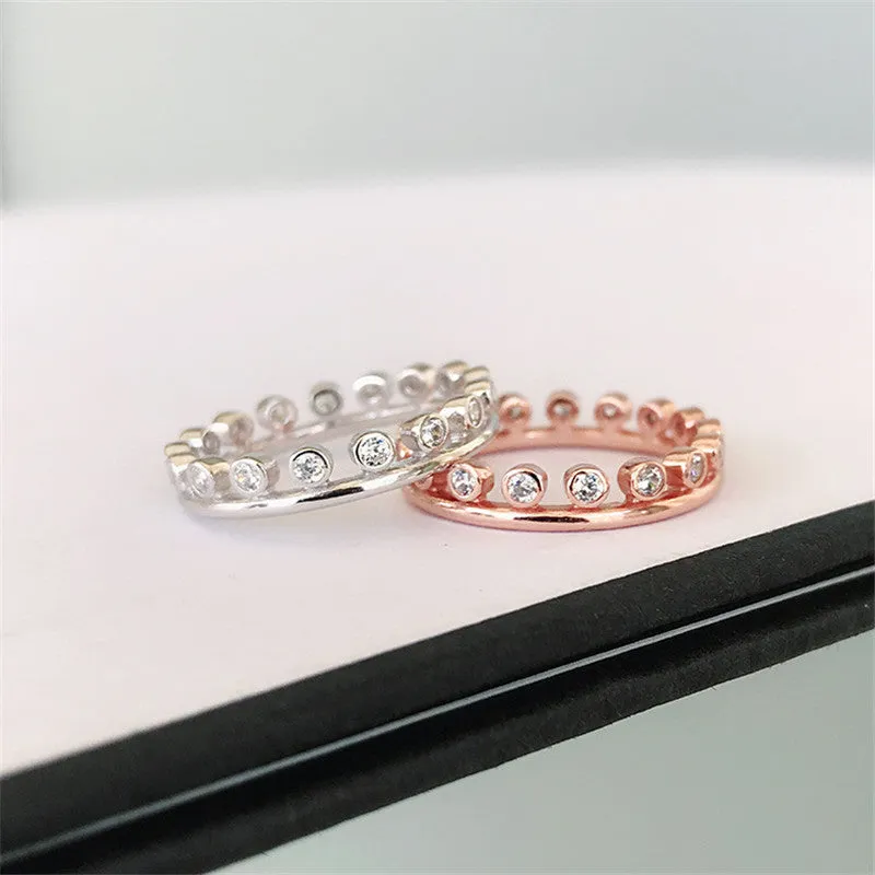 Round Cut Created Diamond Ring