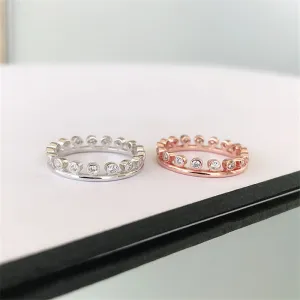 Round Cut Created Diamond Ring